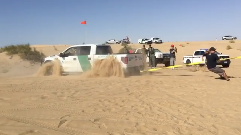 If you’re spraying this much sand and not moving, time to release the throttle. (Photo Credit: norcal.prerunners/Instagram screengrab)